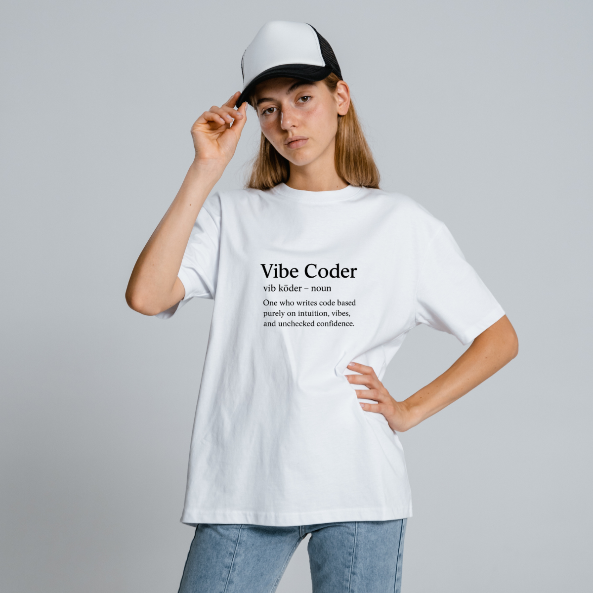 Vibe Coder – Funny Developer T-Shirt