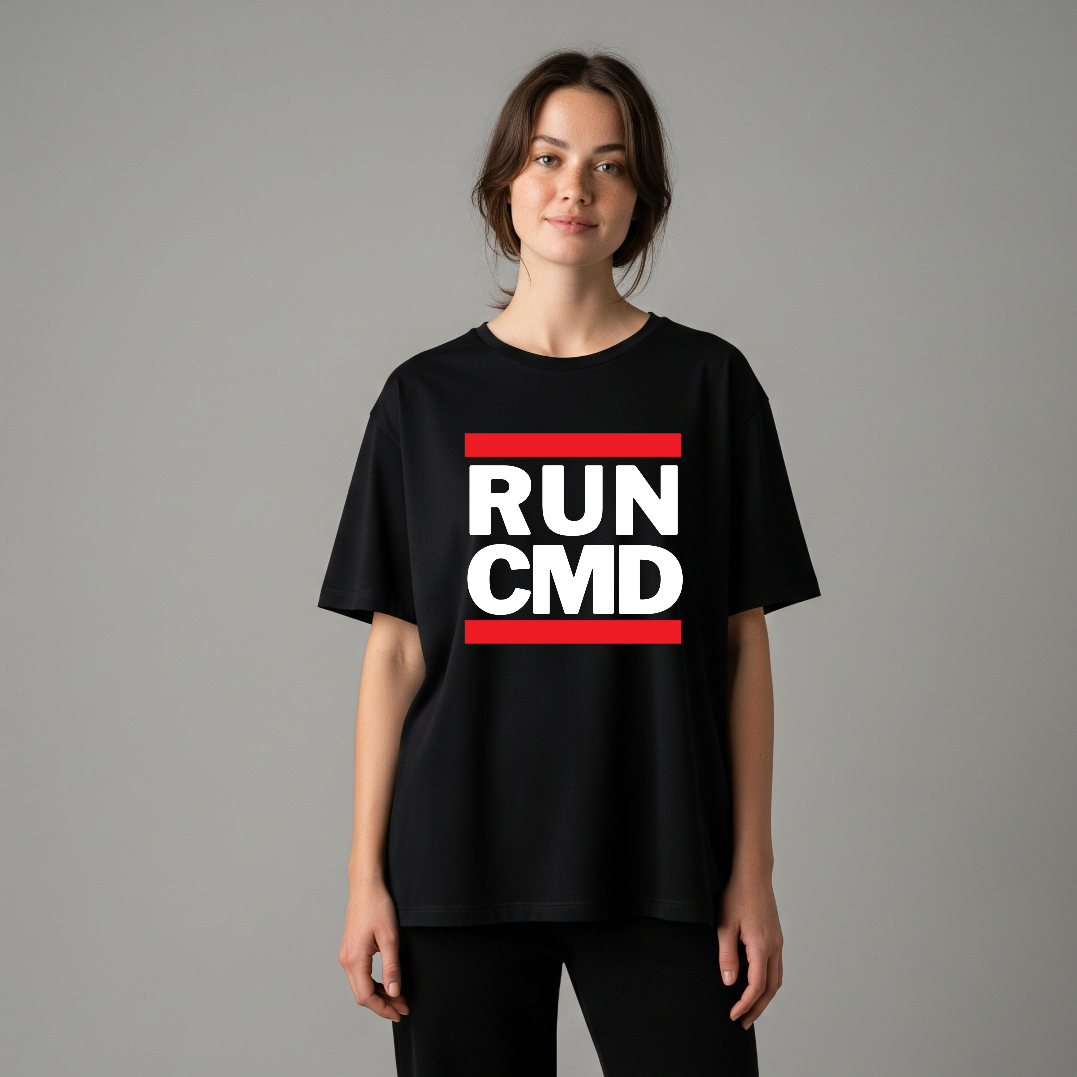 RUN CMD – Funny Developer T-Shirt
