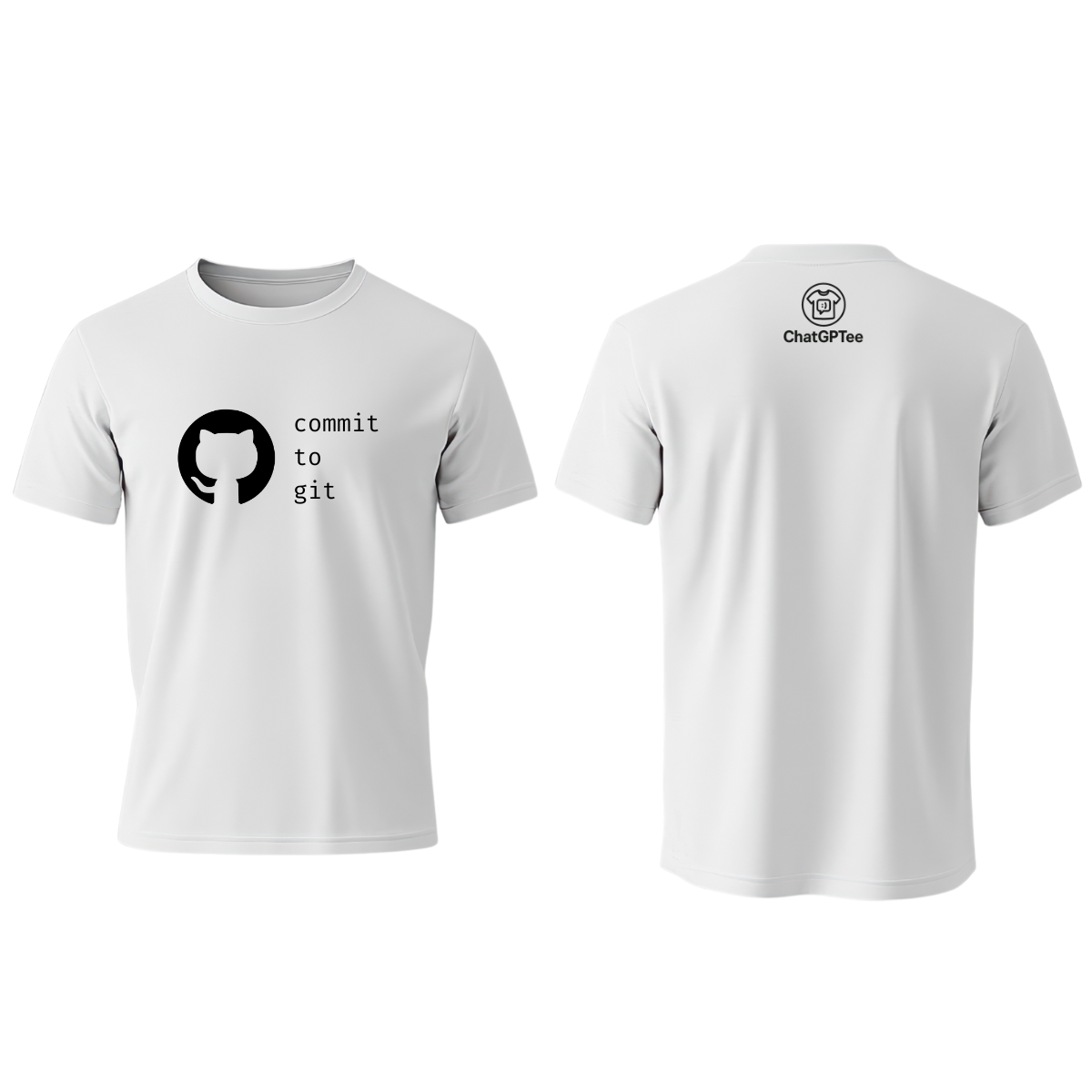 Commit to git – Funny Developer T-Shirt
