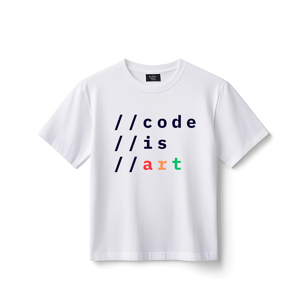 Code is Art – Developer Life T-Shirt