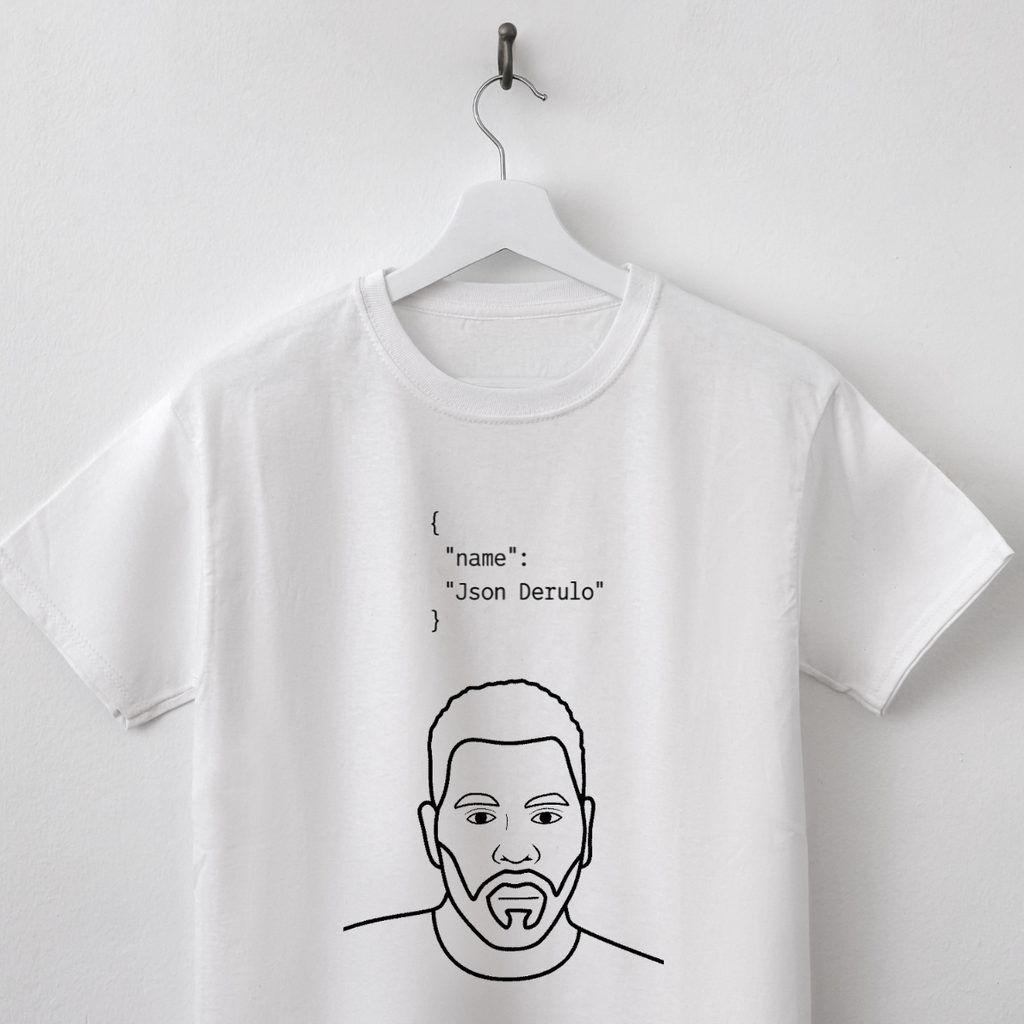 JSON Derulo – Funny Coding & Pop Culture T-Shirt