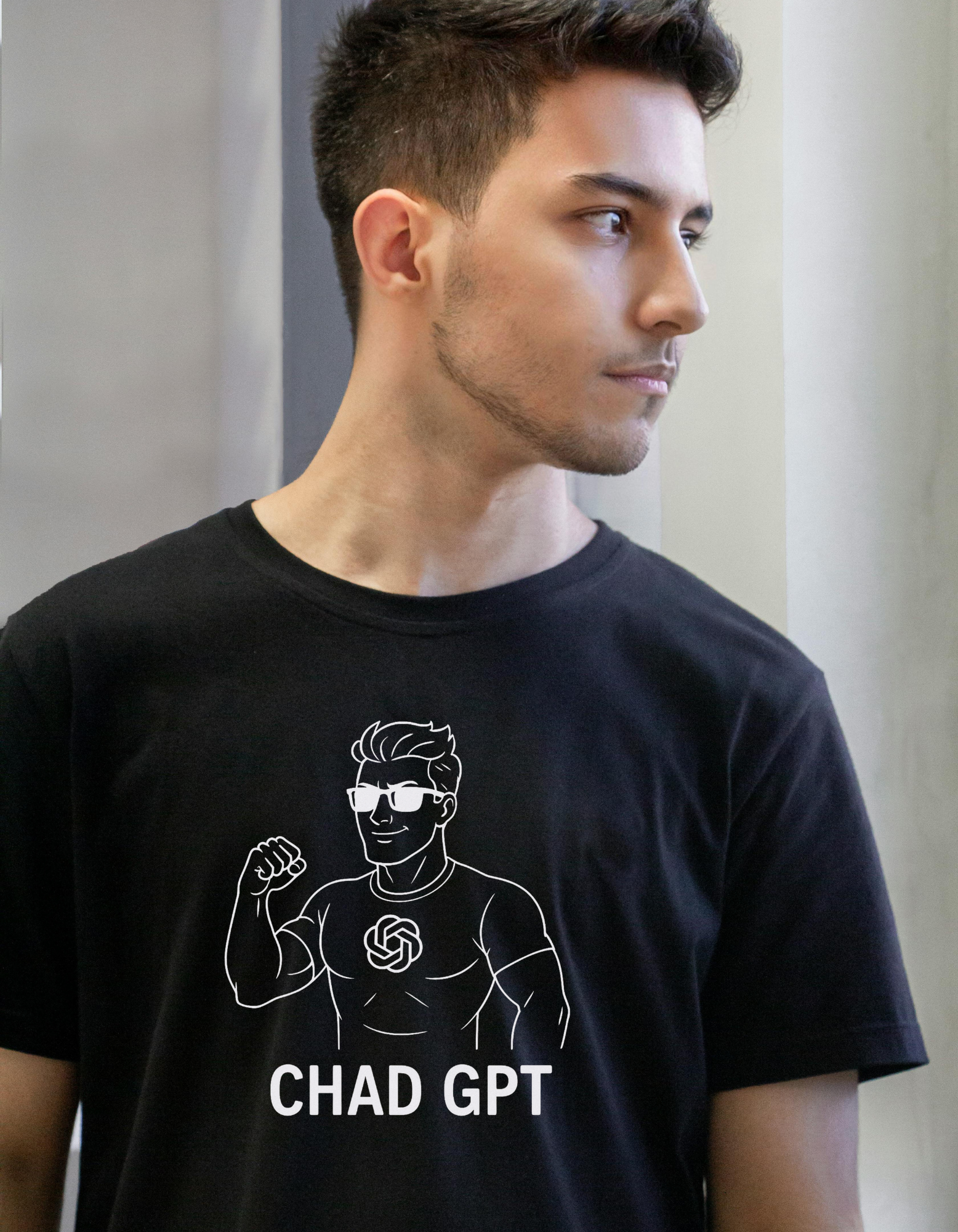 Chad GPT – Tech Bro Meme T-Shirt