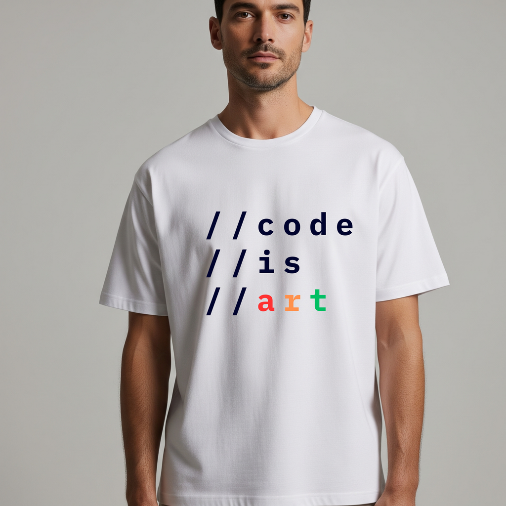 Code is Art – Developer Life T-Shirt