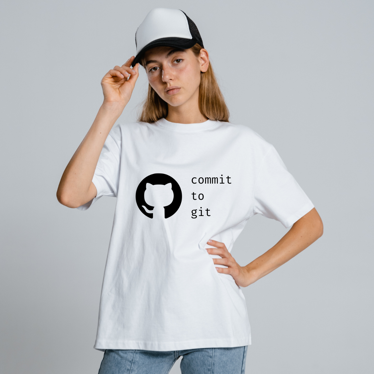 Commit to git – Funny Developer T-Shirt