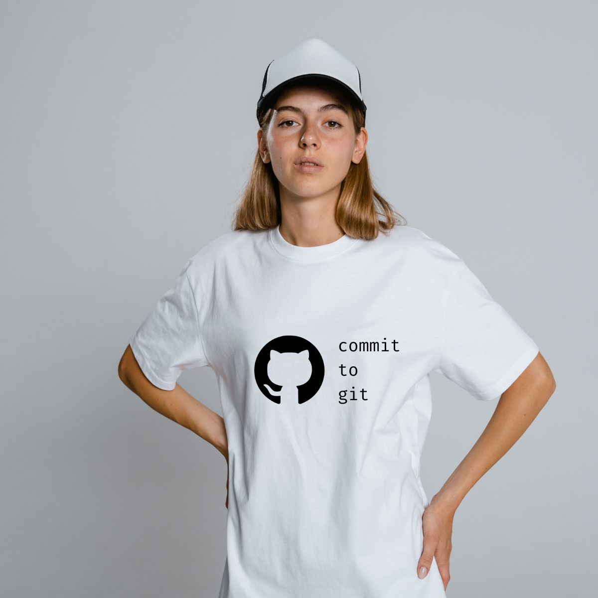 Commit to git – Funny Developer T-Shirt