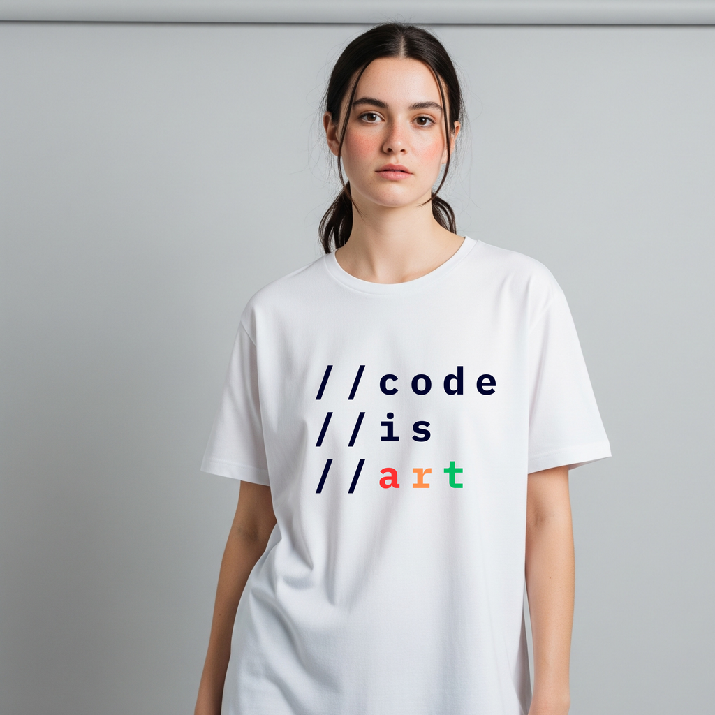 Code is Art – Developer Life T-Shirt