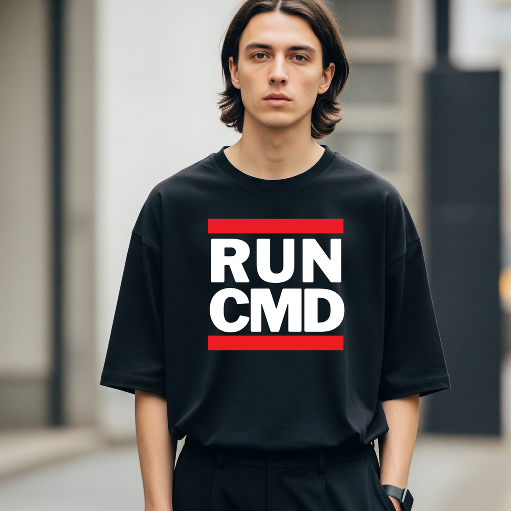RUN CMD – Funny Developer T-Shirt