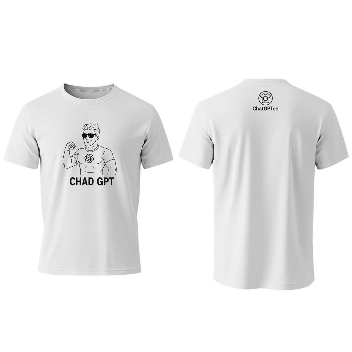 Chad GPT – Tech Bro Meme T-Shirt