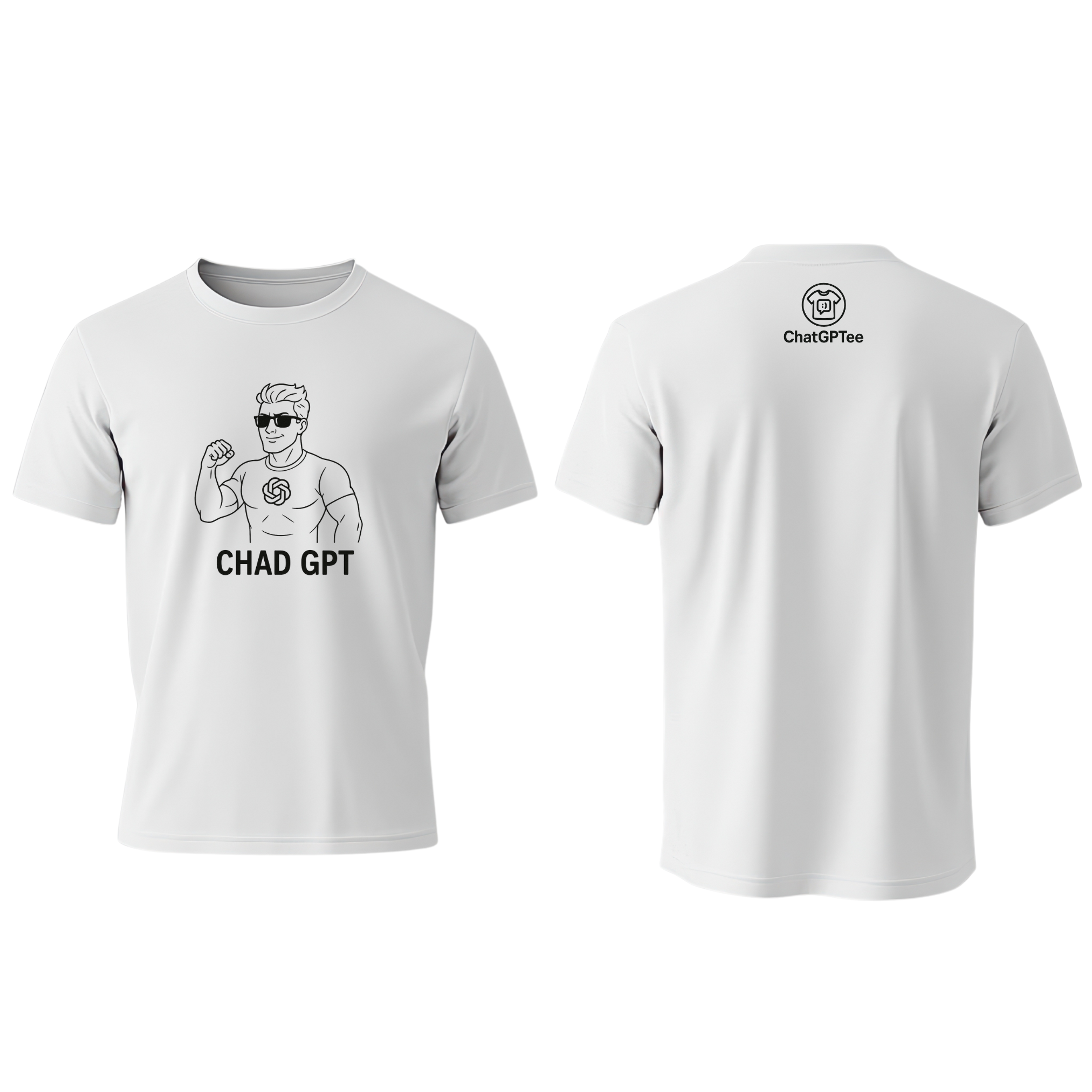 Chad GPT – Tech Bro Meme T-Shirt