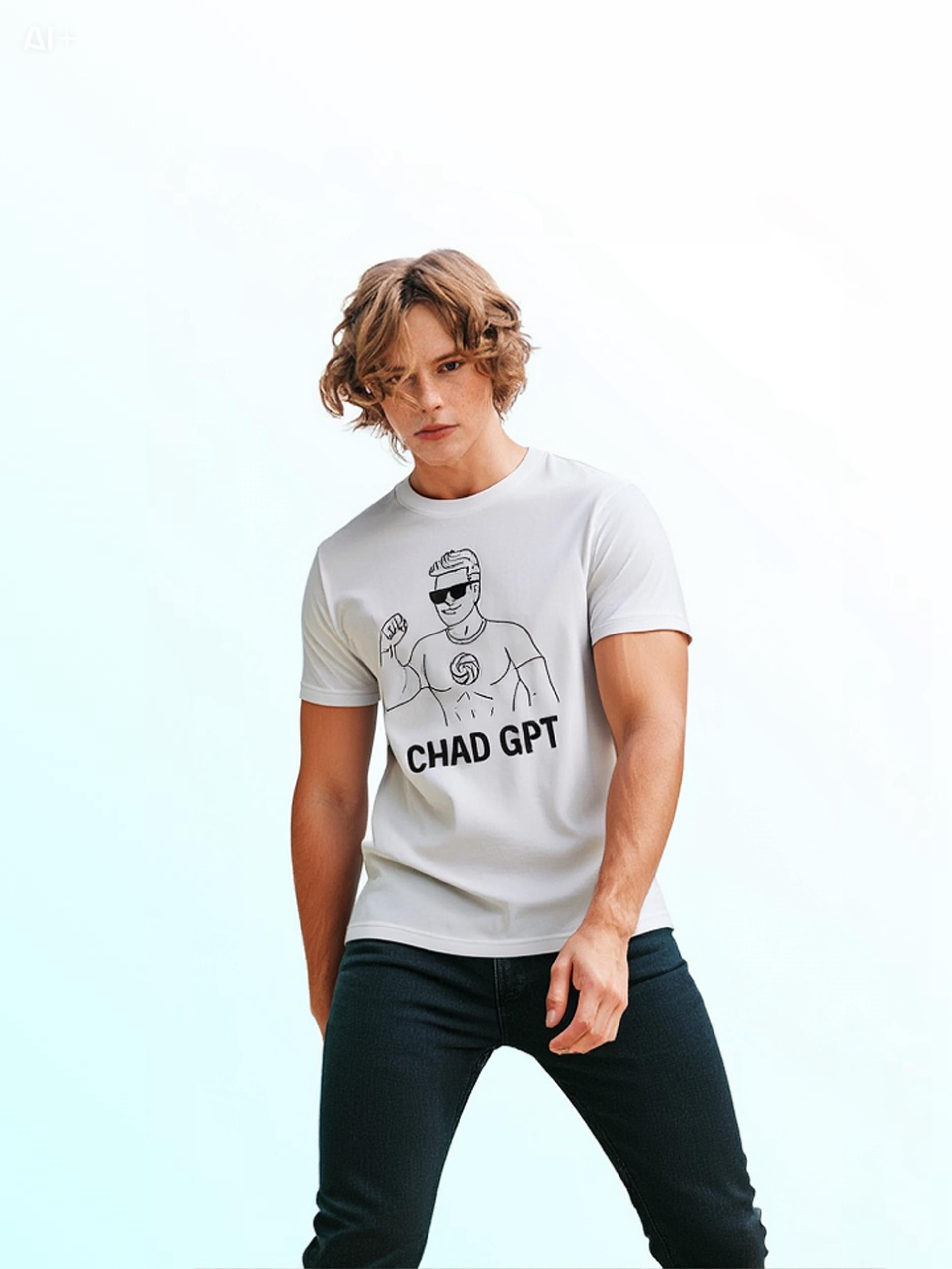 Chad GPT – Tech Bro Meme T-Shirt