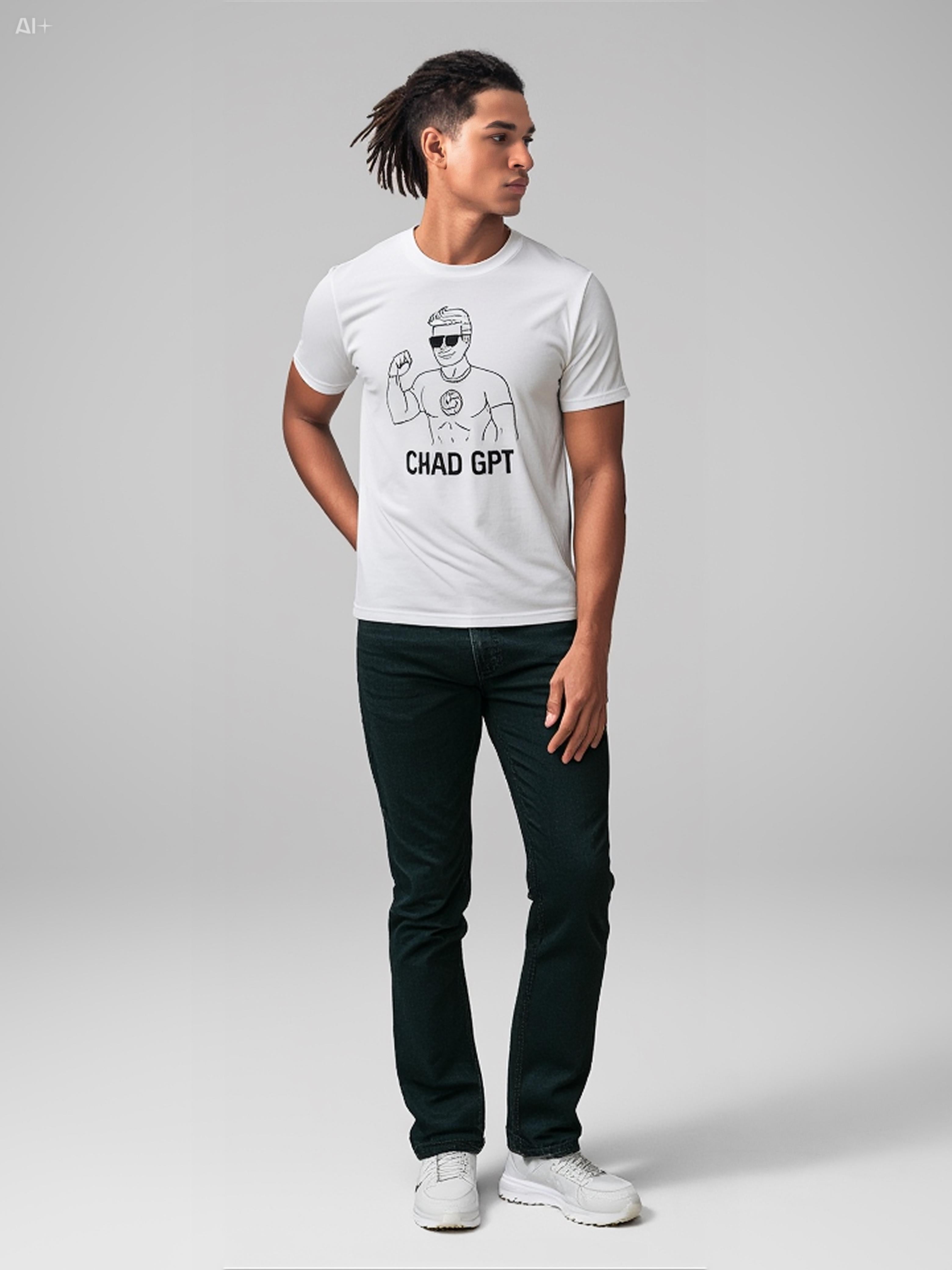 Chad GPT – Tech Bro Meme T-Shirt